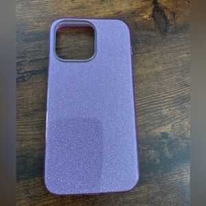 Purple Glitter iPhone Case 15 Pro Max